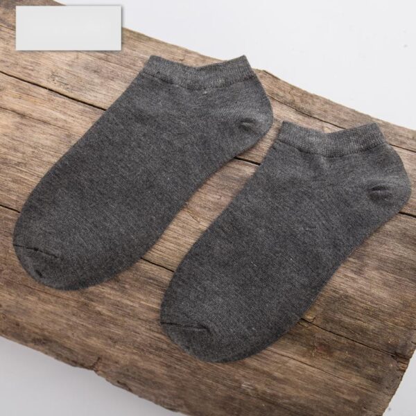 Spring and summer new bamboo fiber boat socks - Image 12
