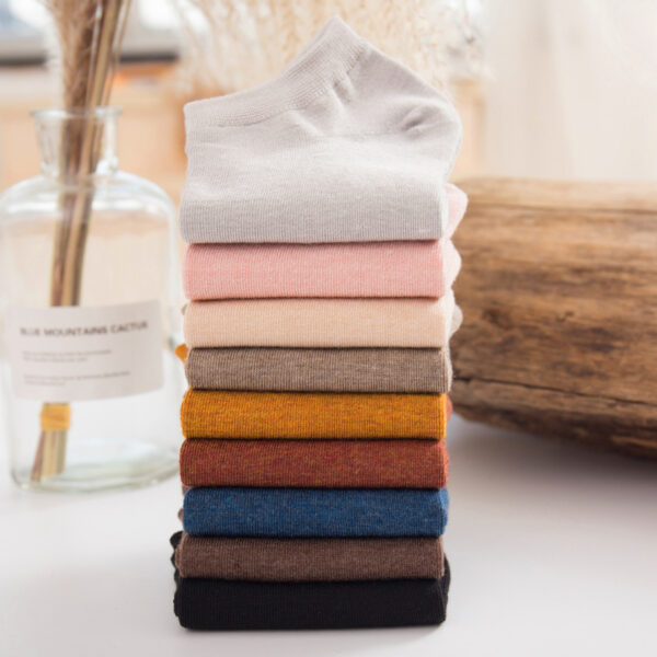 Spring and summer new bamboo fiber boat socks - Image 3