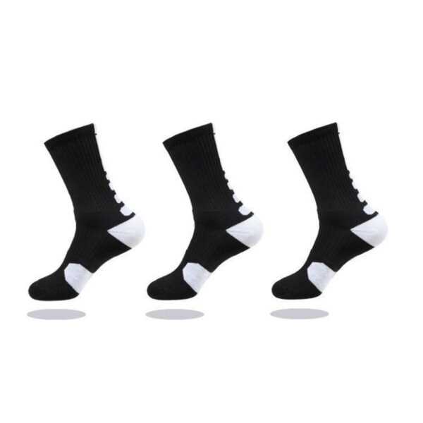 Men's Thick Towel Bottom Long Tube Running Socks Deodorant Quick-drying Outdoor Elite Socks - Image 3