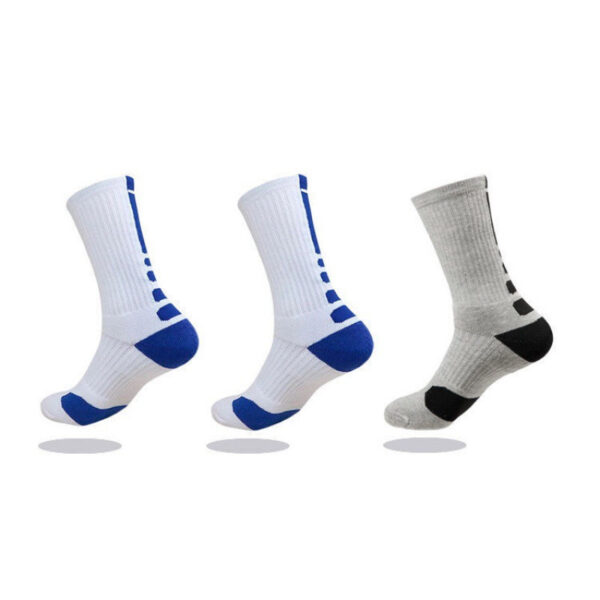 Men's Thick Towel Bottom Long Tube Running Socks Deodorant Quick-drying Outdoor Elite Socks - Image 6