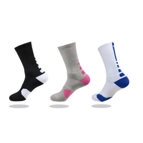 Men's Thick Towel Bottom Long Tube Running Socks Deodorant Quick-drying Outdoor Elite Socks - Image 7