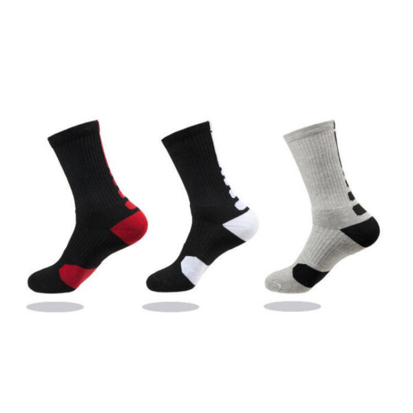 Men's Thick Towel Bottom Long Tube Running Socks Deodorant Quick-drying Outdoor Elite Socks - Image 9