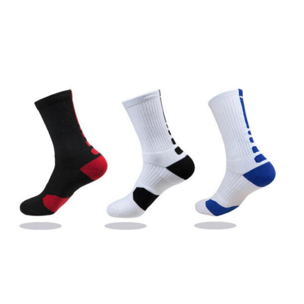 Men's Thick Towel Bottom Long Tube Running Socks Deodorant Quick-drying Outdoor Elite Socks - Image 12