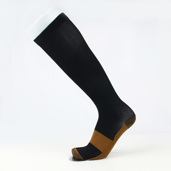 Copper fiber long tube compression socks - Image 3