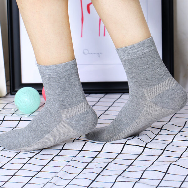 Copper Color Thread Fiber Magnetic Fiber Antibacterial Deodorant Socks