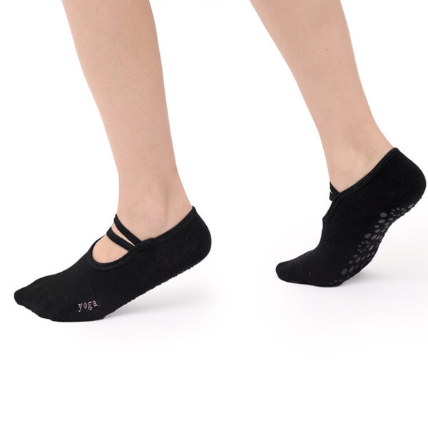 Non-slip yoga socks ballet style fitness boat socks sports socks dance socks aerobics socks cotton socks - Image 9