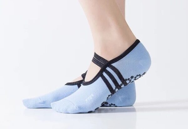 Non-slip yoga socks ballet style fitness boat socks sports socks dance socks aerobics socks cotton socks - Image 4