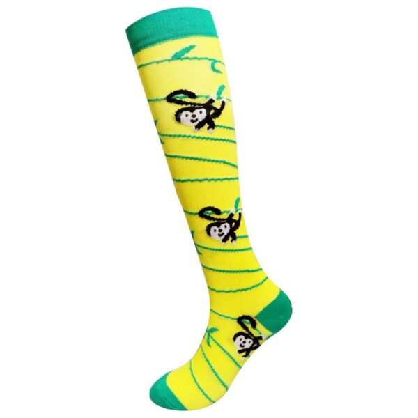 Jacquard Compression Socks Sports Running Football Socks Elastic Socks Compression Socks - Image 16