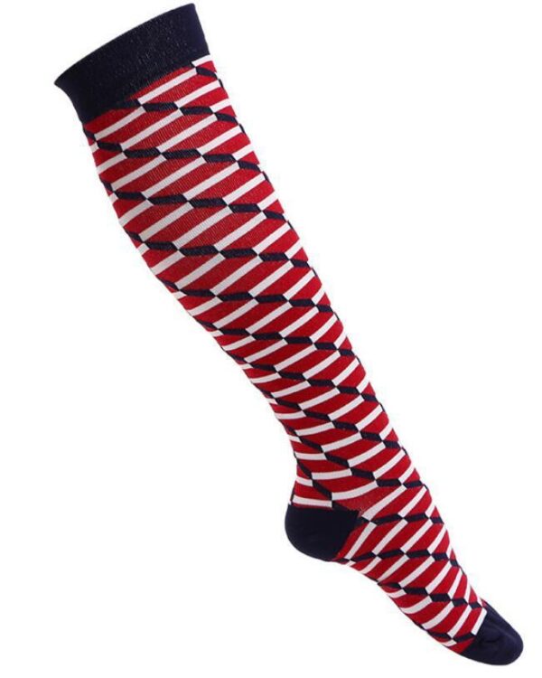 Jacquard Compression Socks Sports Running Football Socks Elastic Socks Compression Socks - Image 10
