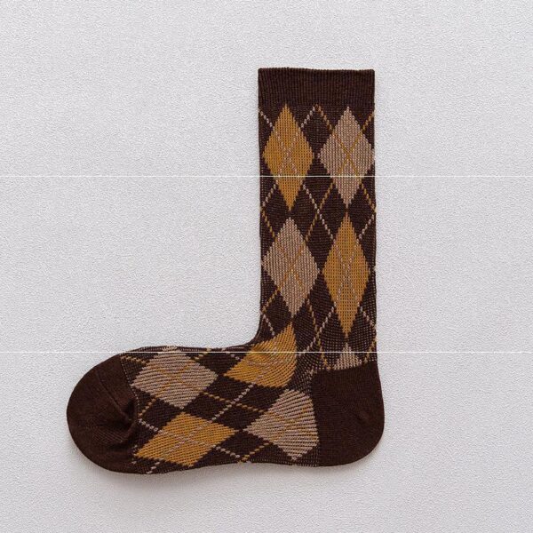 High Quality Japanese Double Needle Double Way Women's Socks - Image 2