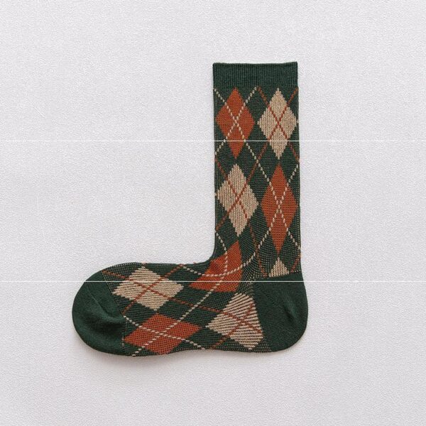 High Quality Japanese Double Needle Double Way Women's Socks - Image 3