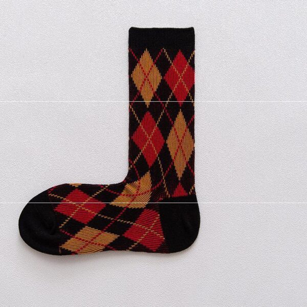 High Quality Japanese Double Needle Double Way Women's Socks - Image 5