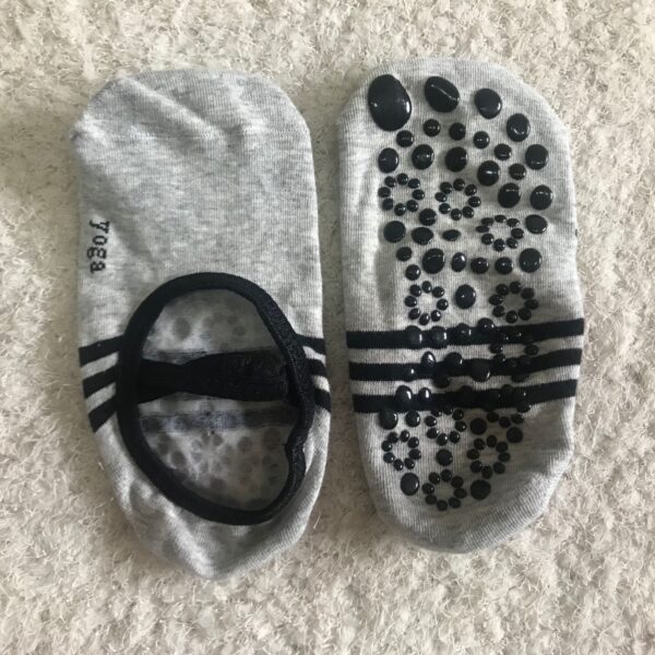 Non-slip yoga socks ballet style fitness boat socks sports socks dance socks aerobics socks cotton socks - Image 6