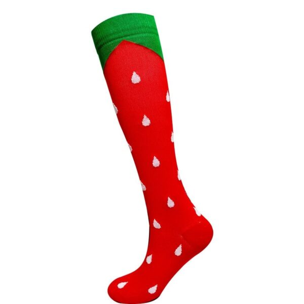 Jacquard Compression Socks Sports Running Football Socks Elastic Socks Compression Socks - Image 14