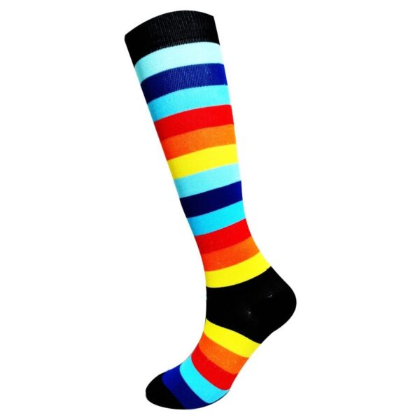 Jacquard Compression Socks Sports Running Football Socks Elastic Socks Compression Socks - Image 15