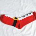 Santa & Snowflake Christmas Crew Socks