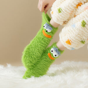 Fleece Coral Socks
