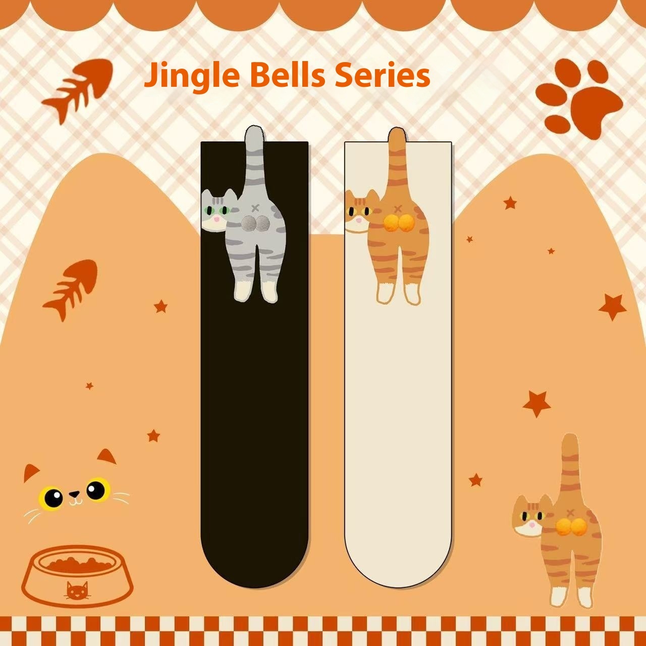 Cute Cat Socks With Balls Summer Breathable Soft Cotton Socks Funny Cotton Sock Middle Tube Girl Women Novelty Sport Socks - Image 7