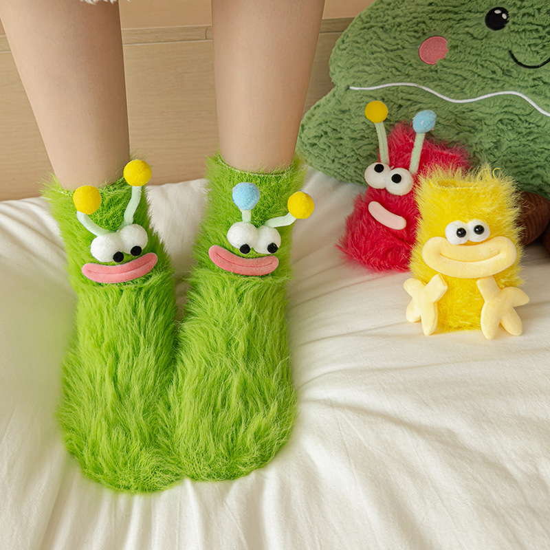Fleece Coral Socks - Image 2