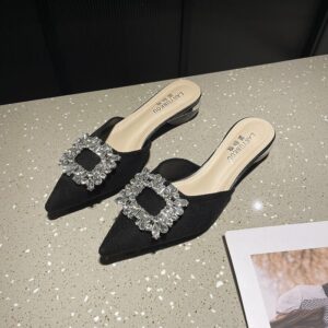 Closed-Toe Half Slippers