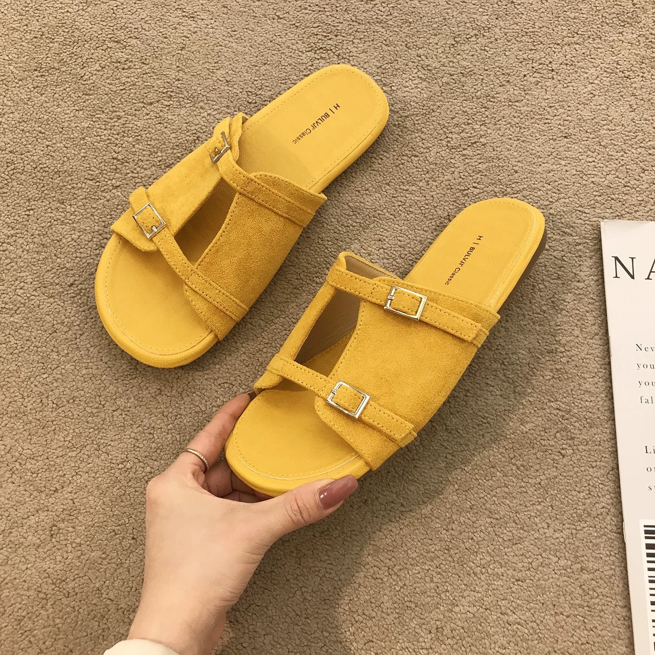 Summer Outdoor Retro Flat-Heeled Sandals