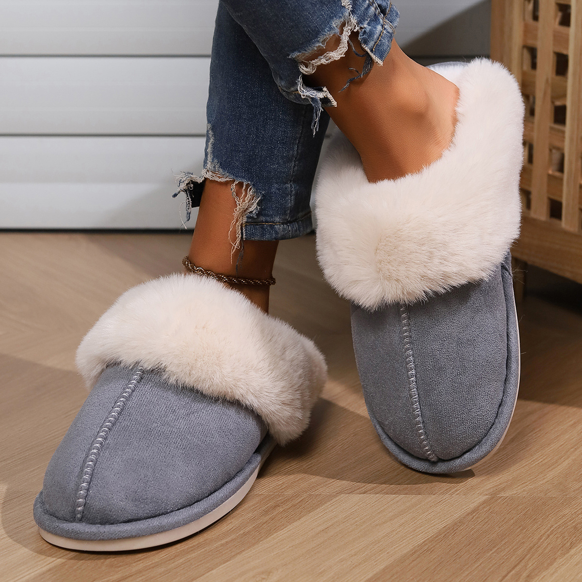 Cotton Slippers Thickened For Indoor Use In - Image 2